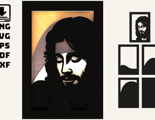 Santo Rostro De Jesus Multicapa Creativo Digital