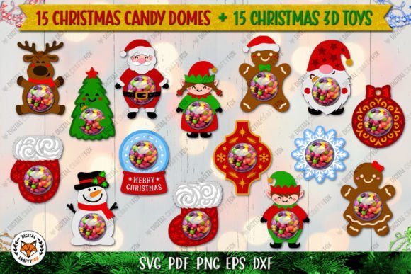 Christmas Candy Dome Bundle SVG 55141773 Creativo Digital