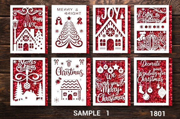 Christmas Gift Card Bundle SVG 129724531 Creativo Digital