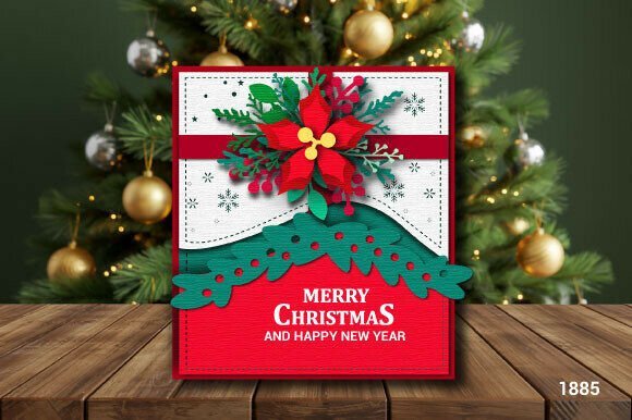 Christmas Festive Greeting Card Svg 137810560 Creativo Digital