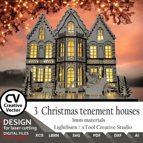 3Christmashouses Sp6qkz Creativo Digital