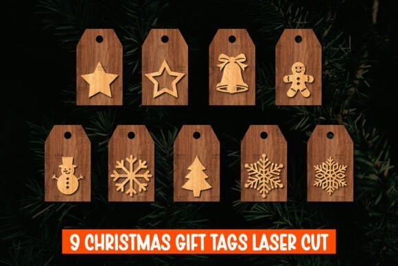 9 Etiquetas De Regalo De Navidad Creativo Digital