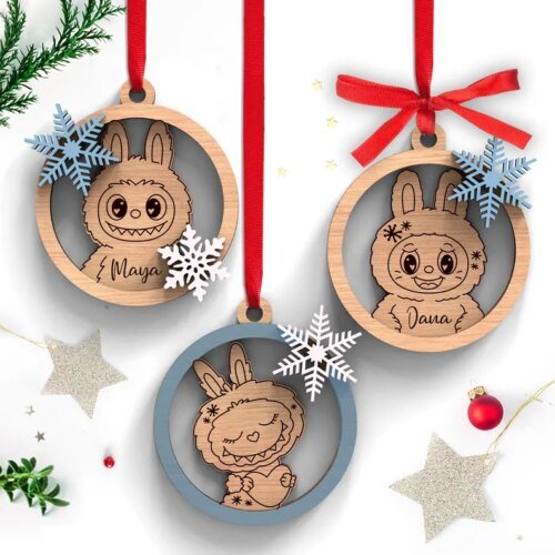 Adorni Navideño Labubu Creativo Digital