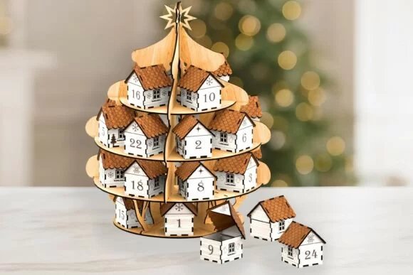 Advent Calendar Laser Cut 134193131 Vytpgo Creativo Digital