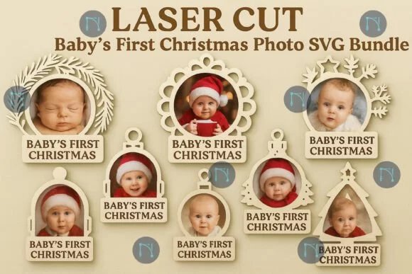 Babys First Christmas Photo Frame 134171157 2kwytf Creativo Digital