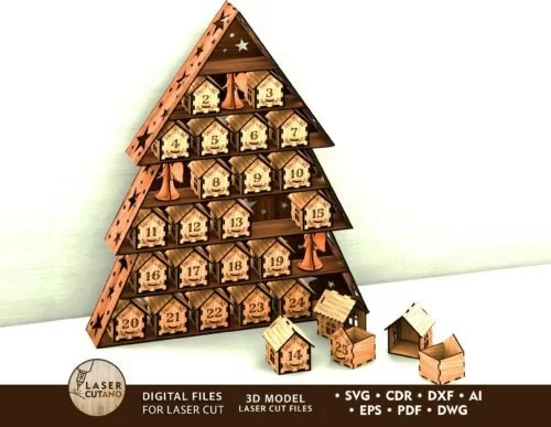 Christmas Advent Calendar Tree 133367711 58l91a Creativo Digital