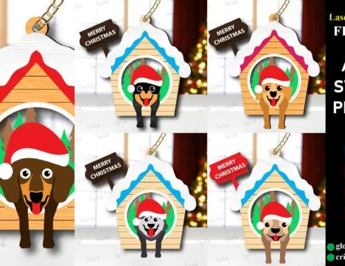 Christmas Cute Dogs Laser Cut 134099156 7jy1kb Creativo Digital