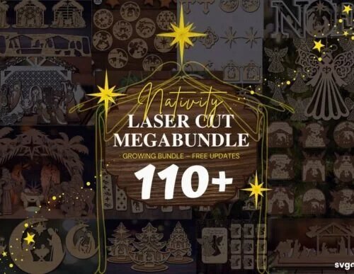 Christmas Decor Laser Cut Megabundle 133202376 Ormvy5 Creativo Digital