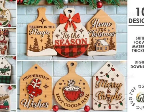 Christmas Mini Cutting Boards Bundle 133848703 7m14jg Creativo Digital