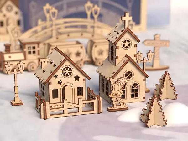 ChristmasVillage Kc0oax Creativo Digital