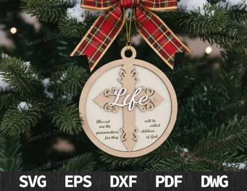 Faith And Life Cross Ornament 133996821 Gs712v Creativo Digital