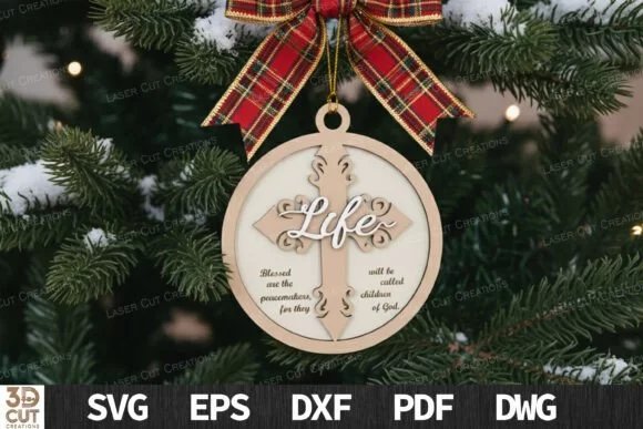 Faith And Life Cross Ornament 133996821 Gs712v Creativo Digital