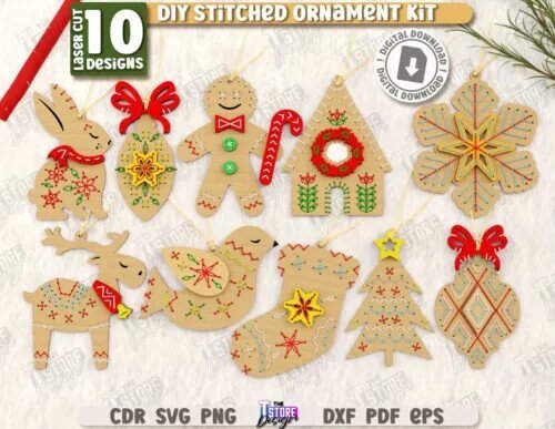 Lacing Christmas Tree Toys Laser Cut Set Laser Cutting 129015343 1 1 580x387 1 Creativo Digital