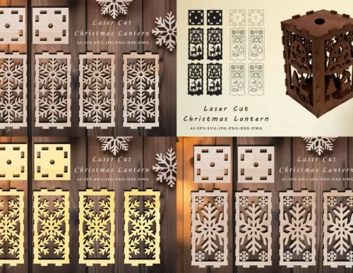 Laser Cut Christmas Lantern SVG 134787921 X4tk3z Creativo Digital