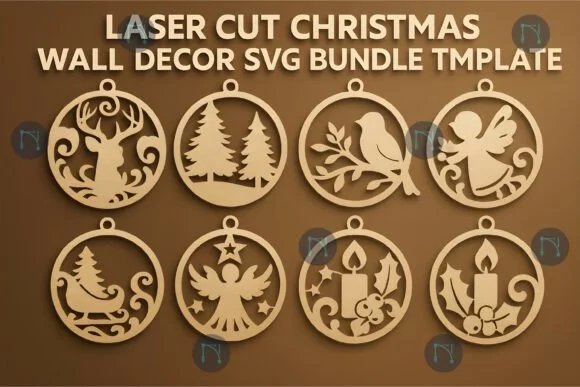 Laser Cut Christmas Wall Decor 128936002 Dlpi8i Creativo Digital