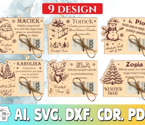 Laser Cut Christmas Voucher For Money Laser Cuttings 134185623 Pdtp57 Creativo Digital