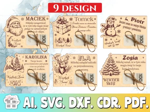 Laser Cut Christmas Voucher For Money Laser Cuttings 134185623 Pdtp57 Creativo Digital