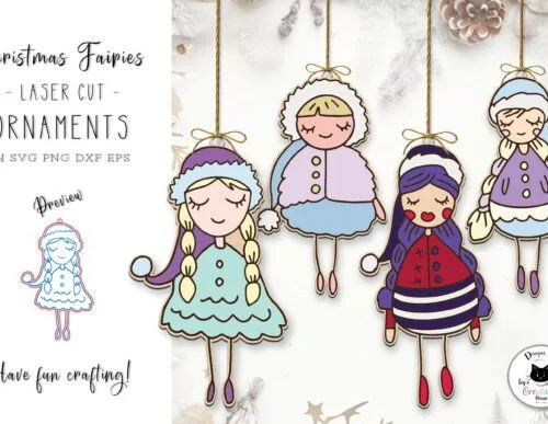 Magic Christmas Fairy Ornament Laser 134172672 Uww0az Creativo Digital