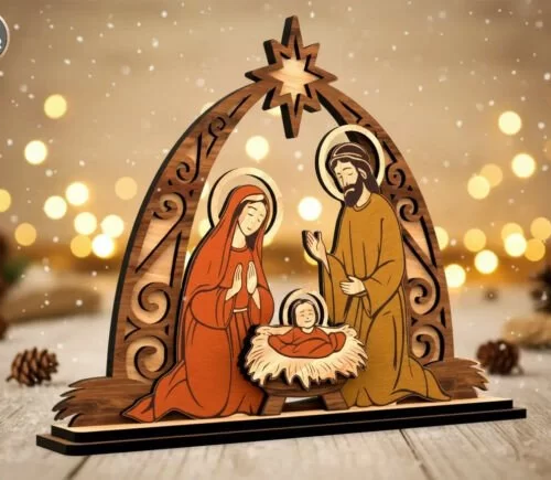 Nativity Scene Holy Family 133654330 Kbdalo Creativo Digital