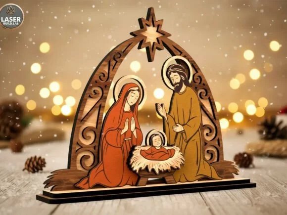 Nativity Scene Holy Family 133654330 Kbdalo Creativo Digital