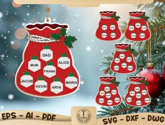 Personalized Santa Sack Ornament Svg 133350206 0lhtru Creativo Digital
