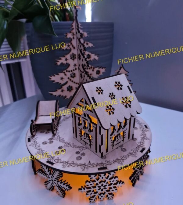 Abeto Papa Noel Arbol Navideno Creativo Digital