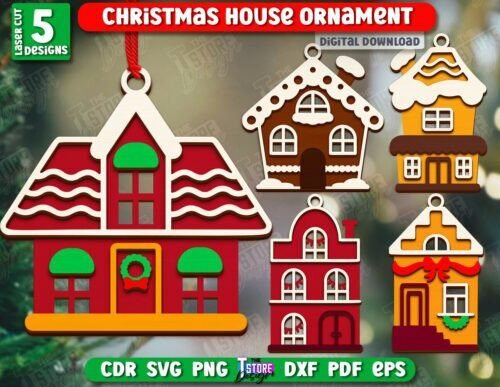 Adorno De Casa De Jengibre Creativo Digital