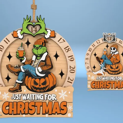 Adorno De Cuenta Regresiva De Navidad Creativo Digital