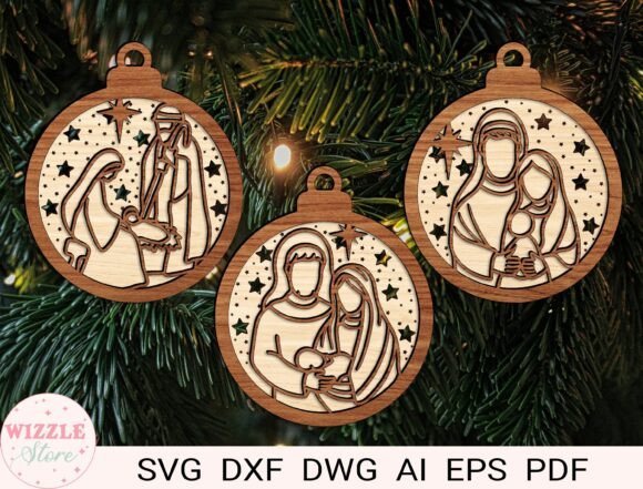 Adorno De La Sagrada Familia Creativo Digital