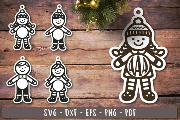 Adorno De Pan De Jengibre 2 Creativo Digital