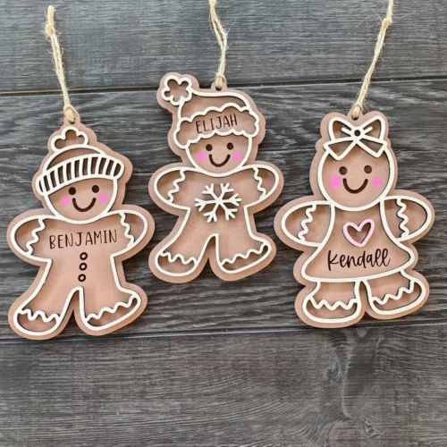 Adorno De Pan De Jengibre Creativo Digital