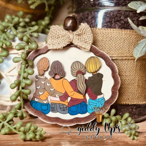 Adorno Intercambiable De Mejor Amigo Creativo Digital