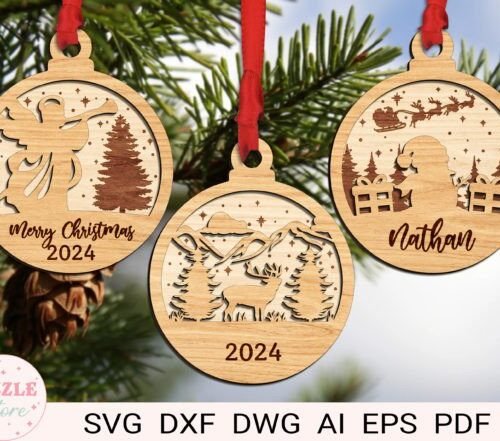 Adorno Navideno 3 Creativo Digital