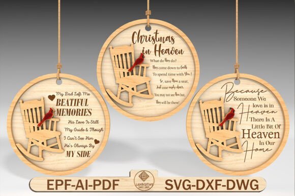 Adorno Navideno De Cardenal Creativo Digital