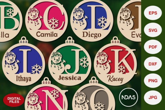 Adorno Navideno De La A A La Z 2 Creativo Digital