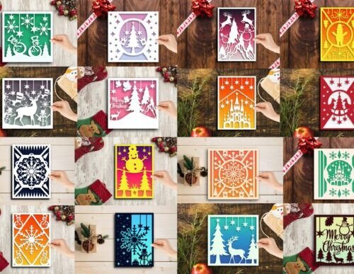 tarjetas-navidenas-cortadas-con-laser-creativo-digital Tarjetas Navidenas Cortadas Con Laser Creativo Digital