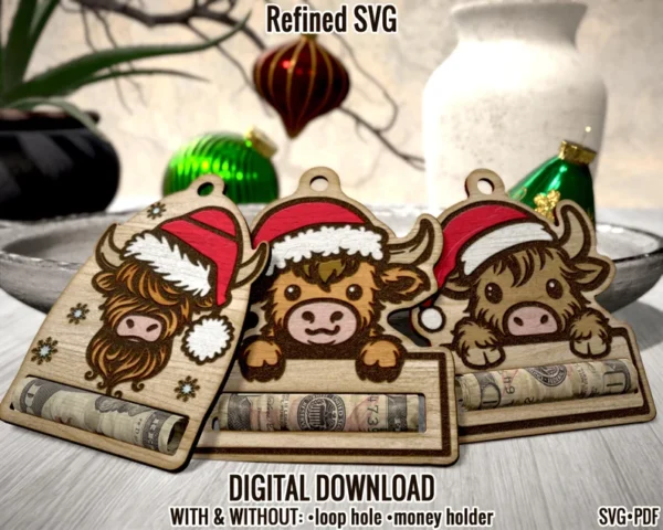 Titular De Dinero De Navidad 2 Creativo Digital