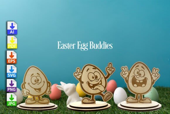 Companeros De Huevos De Pascua Creativo Digital