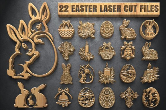 Conejito De Pascua Creativo Digital