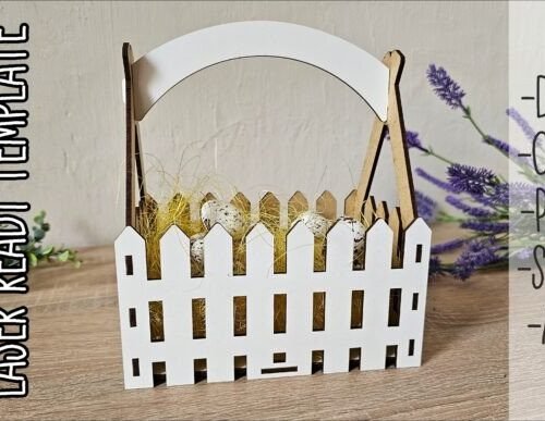 Diseno De Valla De Canasta De Pascua Creativo Digital