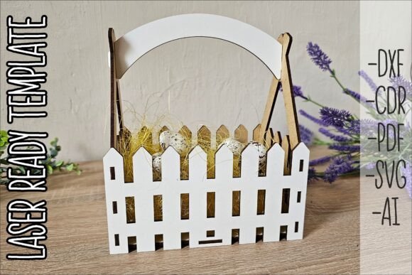 Diseno De Valla De Canasta De Pascua Creativo Digital