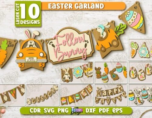 Guirnalda De Pascua Creativo Digital