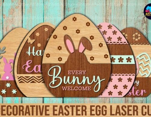 Huevo De Pascua Decorativo Creativo Digital