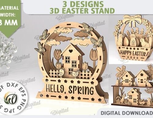 Lote De Decoracion De Pascua Creativo Digital