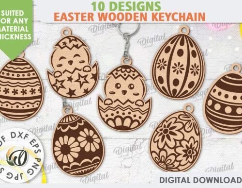 Lote De Llaveros Para Pascua Creativo Digital