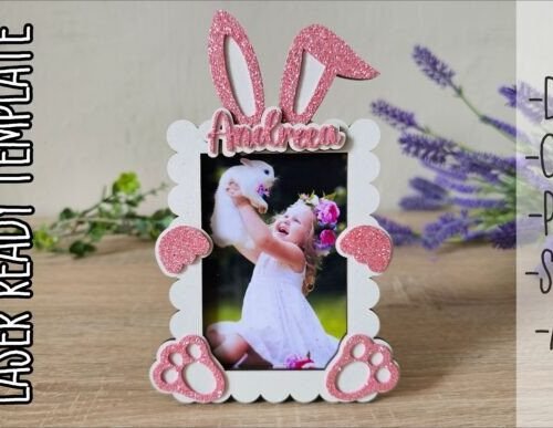 Marco De Fotos Con Orejas De Conejo Creativo Digital