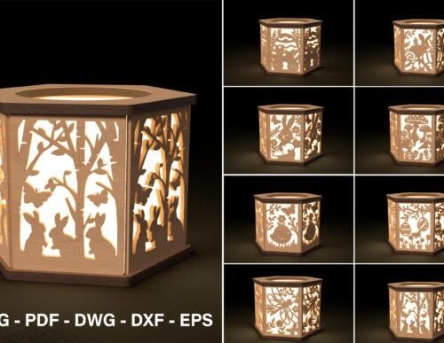 Paquete De Portavelas De Pascua 2 Creativo Digital