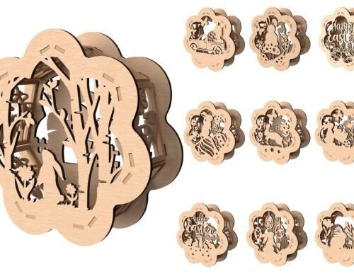 Paquete De Portavelas De Pascua Creativo Digital