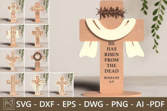 Cruz Cristiana De Pie Creativo Digital