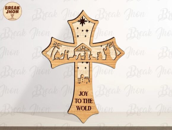 Cruz De La Escena De La Natividad Creativo Digital